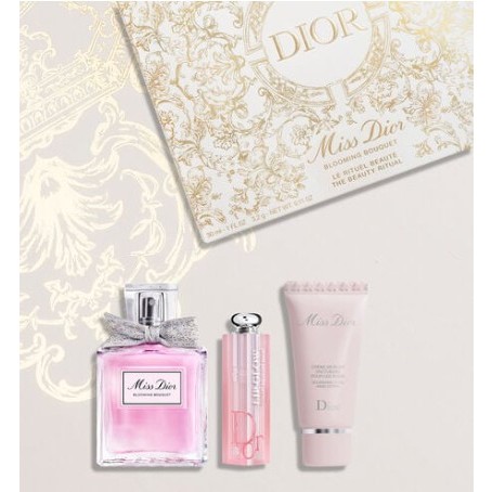大特價~現貨 全新正品 Dior 花漾迪奧香氛粉漾組Miss dior限量禮盒