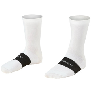 【TREK】RACE CREW CYCLING SOCKS｜TREK自行車襪｜白