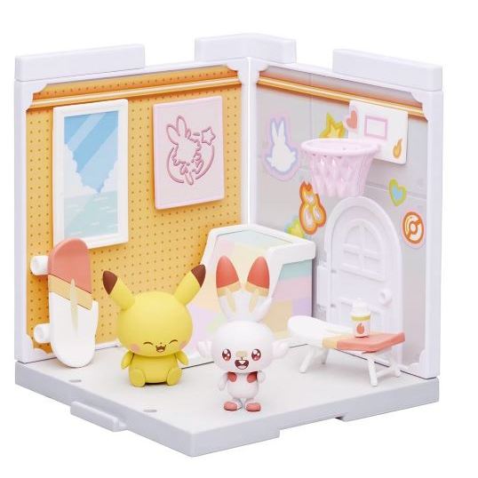 全家樂玩具 TAKARA TOMY Pokepeace House寶可夢娃娃屋 活動室 (炎兔兒+皮卡丘 多美 神奇寶貝