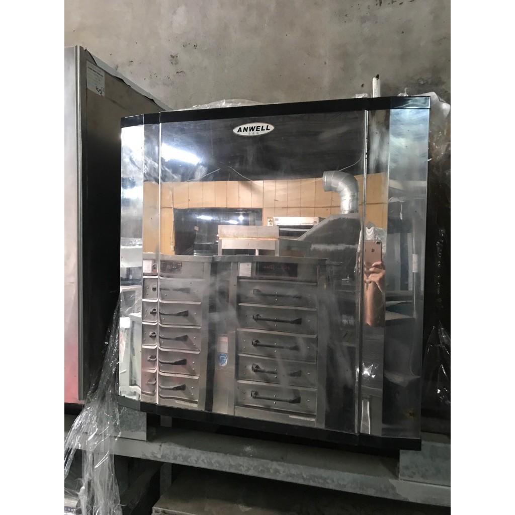 《宏益餐飲設備》中古製冰機 Anwell安威爾 AM902 900磅製冰機 月形冰氣冷 餐飲店規劃二手設備買賣