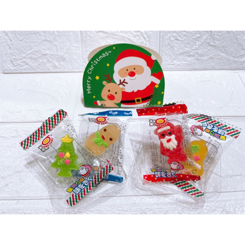 聖誕Q皮造型軟糖🍬 100公克/200公克 聖誕節糖果 水果風味 #附發票