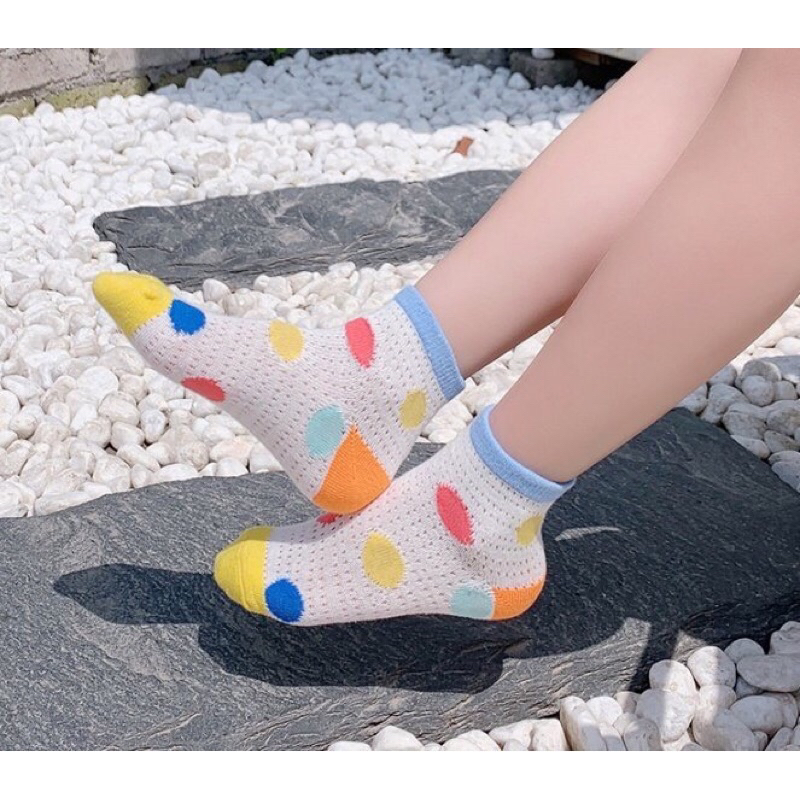 【on sale】正韓童襪-可愛彩虹🌈襪（5雙1入）