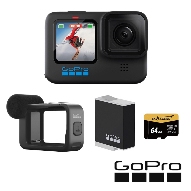 《二手》《極新》GoPro HERO 10 Black Vlog 專業輕裝組《再附5000元設備》