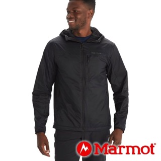 【Marmot】男防風軟殼保暖連帽外套『黑』M12692