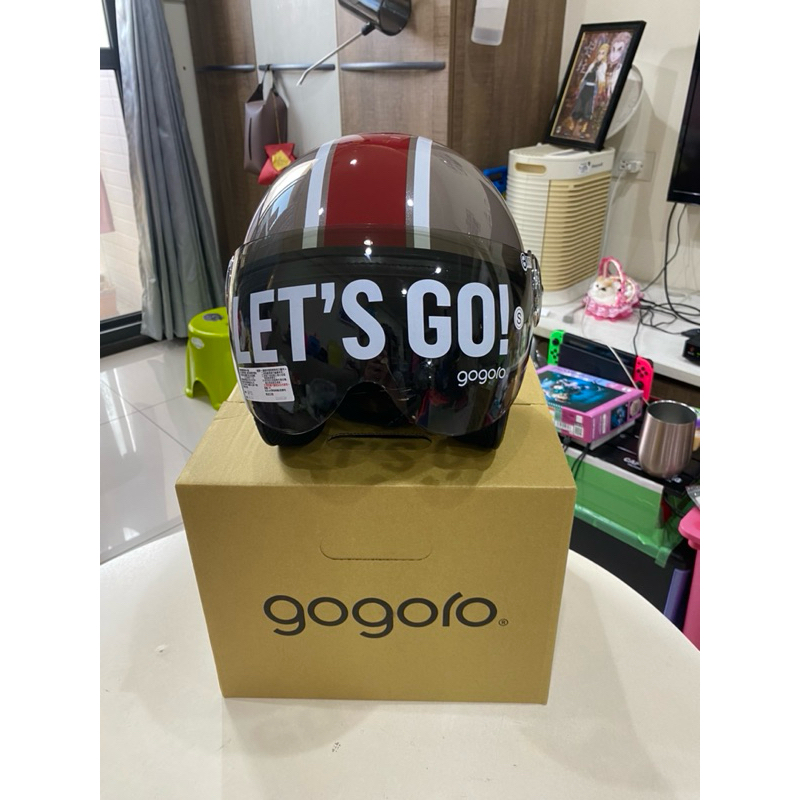 全新原廠gogoro安全帽-尺寸-S(54~57cm),適合小頭圍兒童國小生使用