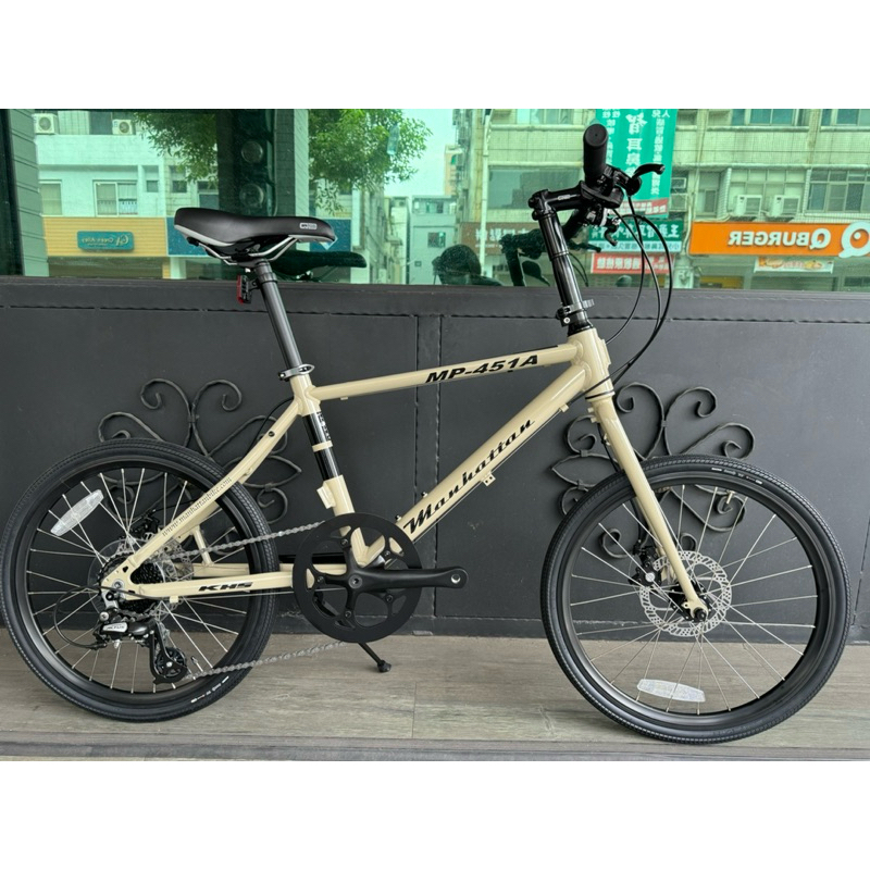 （J.J.Bike) KHS功學社 小徑車 MP-451A 日本版 鋁合金車架 Shimano 8速 碟煞