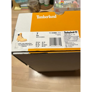 Timberland經典小麥6吋靴 size男版7號
