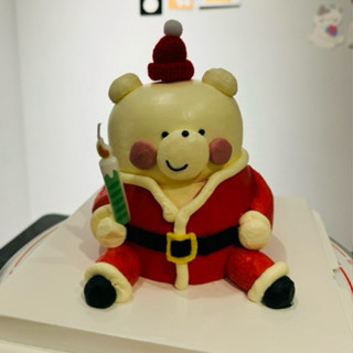 聖誕小熊立體造型蛋糕｜乳酪霜手作×香草戚風（4吋冷凍宅配）