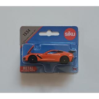 SIKU 1534 德國合金車 Chevrolet Corvette ZR1 橘色 風火輪 多美小汽車 9105