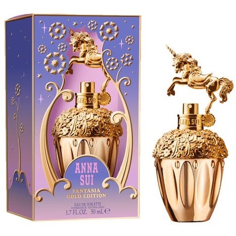 Kevin美妝舖.ANNA SUI安娜蘇 童話金色獨角獸女性淡香水 50ML  Anna Sui