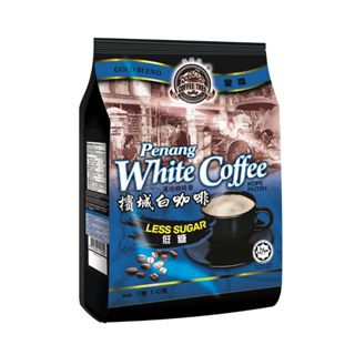馬來西亞 咖啡樹牌 檳城白咖啡 三合一 減糖7%風味 600g 檳城銷量第一名 PENANG COFFEE TREE