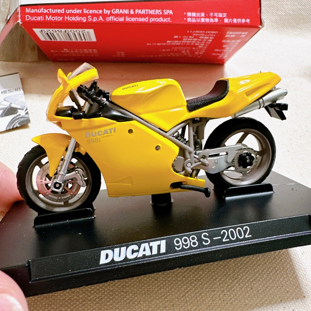義大利杜卡迪DUCATI｜2002年經典款｜1：24經典重型機車模型組合｜7-11一代模型車 杜卡迪