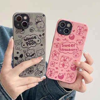 🔸預購款🔸iPhone手機殼📱復古單色小熊維尼與熊抱哥