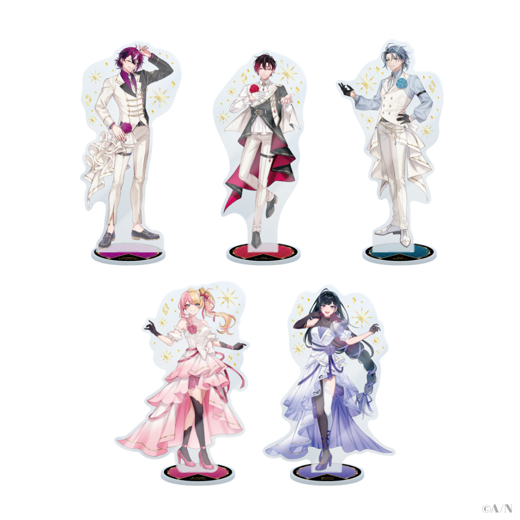 【現貨】NIJISANJI EN XSOLEIL 一週年 立牌 Doppio Ver Hex Kotoka Meloco