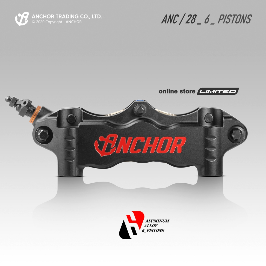 【ANCHOR 銨科】ANC-28 限量 大輻射對六卡鉗 鎖點108mm 輻射卡鉗 多活塞 卡鉗 anc28 多活塞