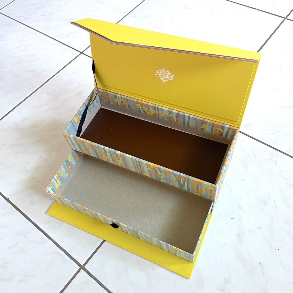 二手 抽屜磁吸收納盒 紙盒 空盒子 收納盒 小抽屜 可愛 餅乾盒 禮盒 禮物盒 收納 抽屜 精緻 蒐藏