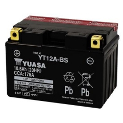 全新 湯淺 YUASA 機車電池 YT12A-BS 12A (同 GT12A-BS MG12A-BS) 機車電瓶