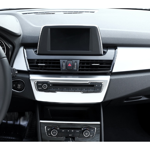 BMW 2系 F45 F46 旅行版 鍍鉻銀 空調面板 中央 裝飾 改裝 面板 2系 音響面板 裝飾板 中央