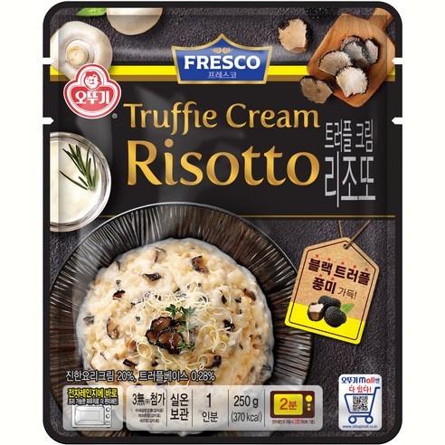 韓國 OTTOGI  不倒翁 FRESCO松露奶油燉飯調理包  250g