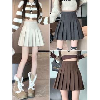 全新❤️咖啡色 短裙 百褶裙 安全褲xxl大碼 女 顯瘦 lisa款