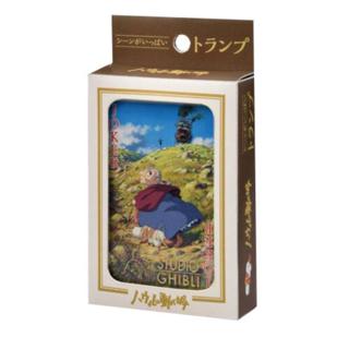【Ensky】日版 吉卜力工作室 宮崎駿 霍爾的移動城堡 壓克力盒 場景撲克牌