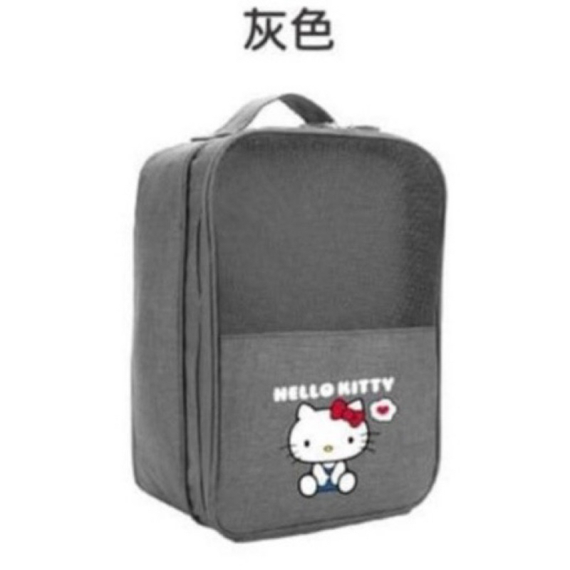 正版Hello kitty 鞋子收納袋-質感很好喔👍⋯⋯灰色款