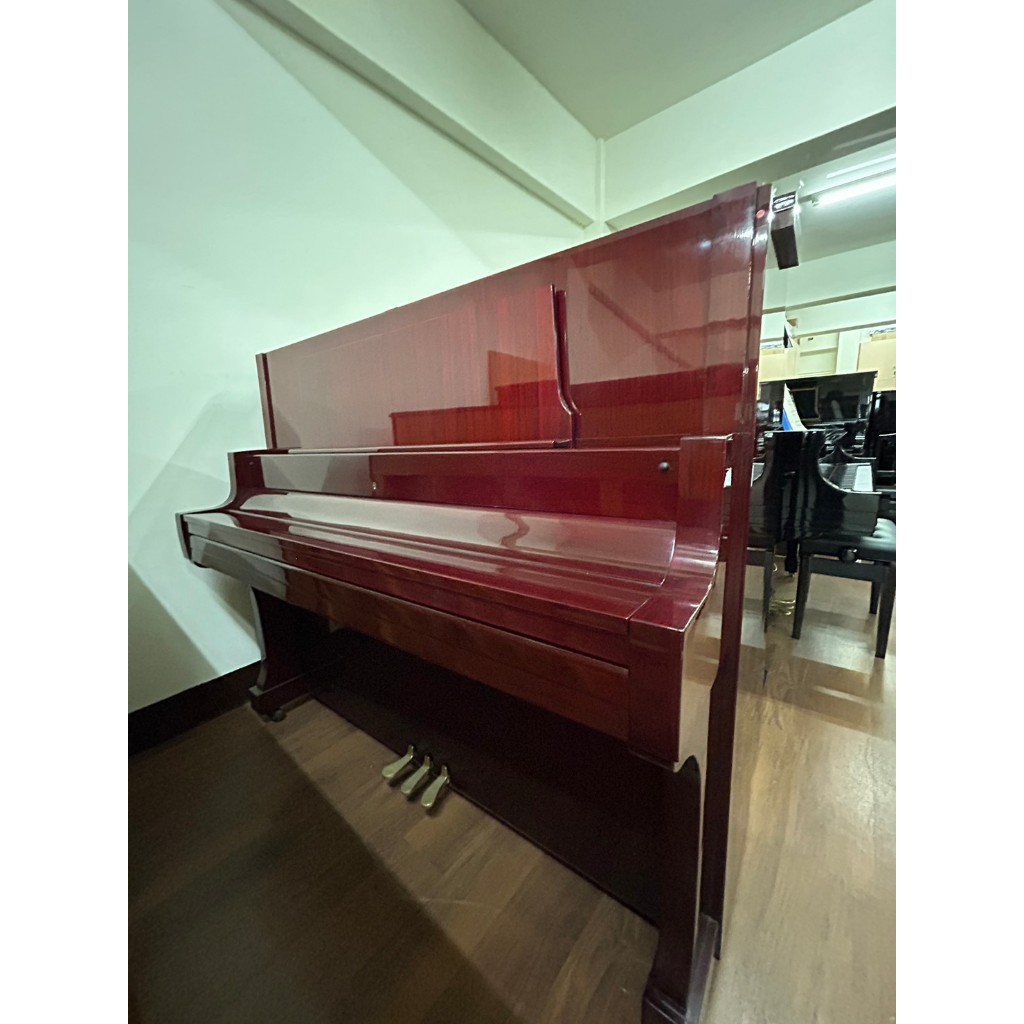 台灣河合 KAWAI KL-702 / 720294 原木紅亮面 直立鋼琴 中古鋼琴 二手鋼琴 平價 新手推薦