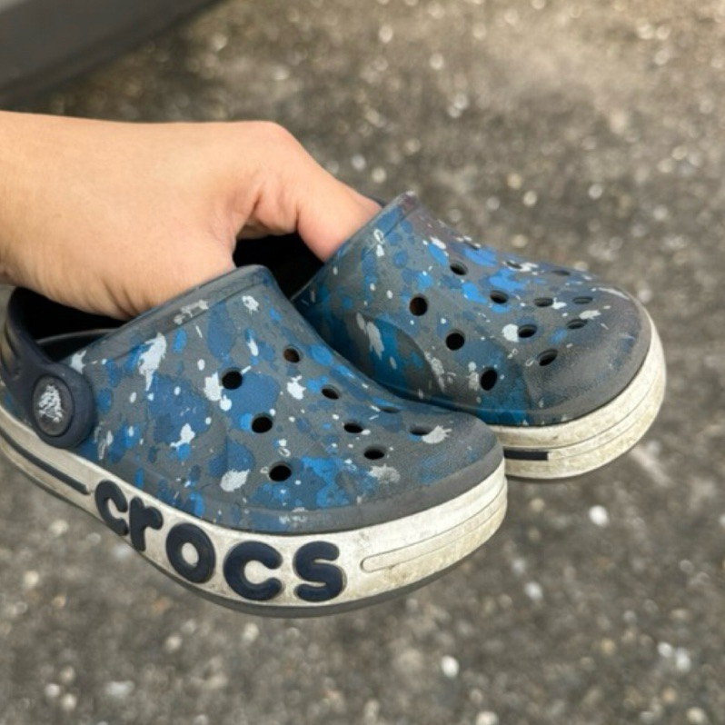 Crocs 二手童鞋 c8約16cm