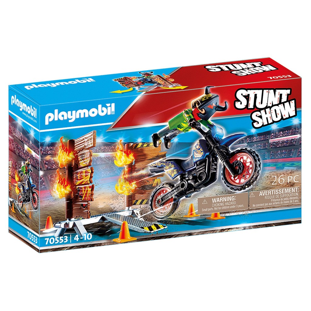 【德國Louis】Playmobil 玩偶遊戲組 摩托車騎士極限競技運動越野車模型車兒童小孩玩具車 編號10015758