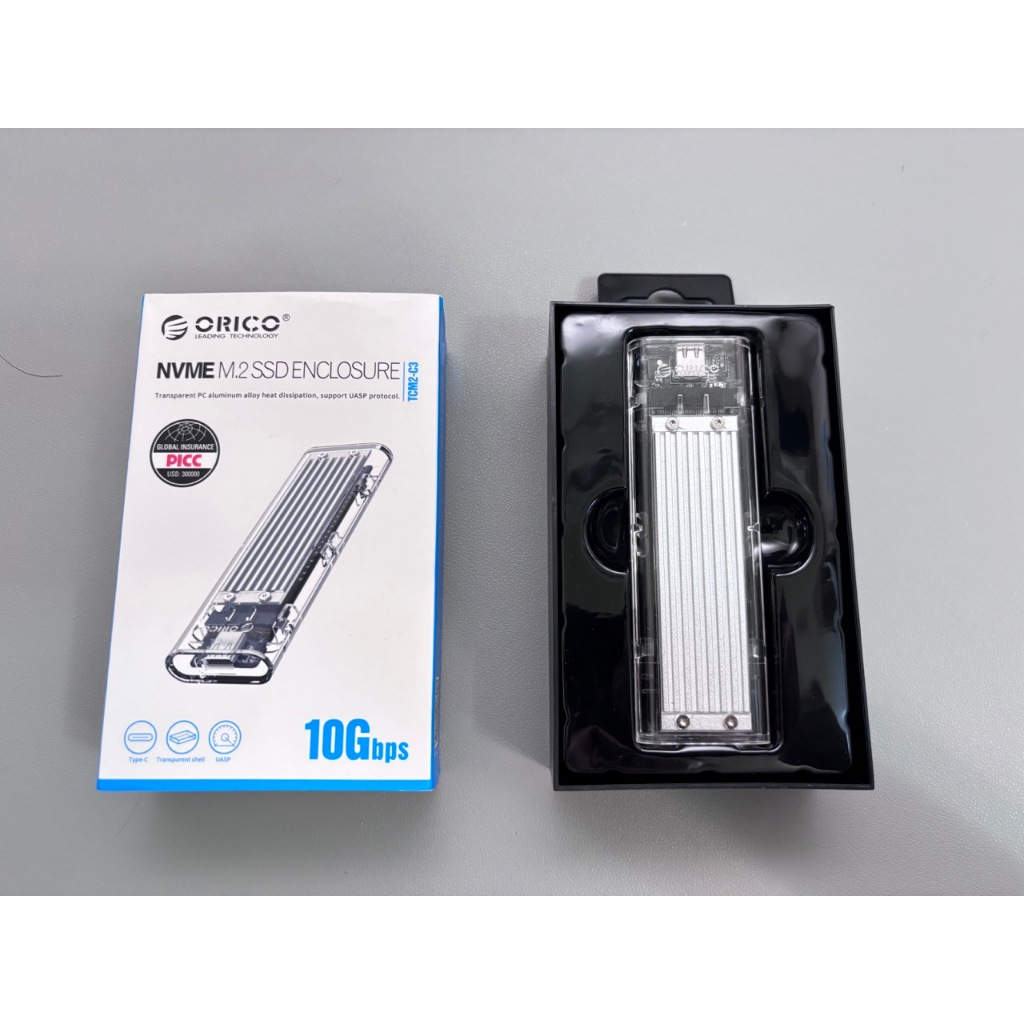 [二手] ORICO NVMe 外接盒 M.2 SSD USB 3.1 Type-C Gen 2 外接盒