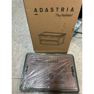 Adastria 折疊收納箱 可手提 露營風 軍綠