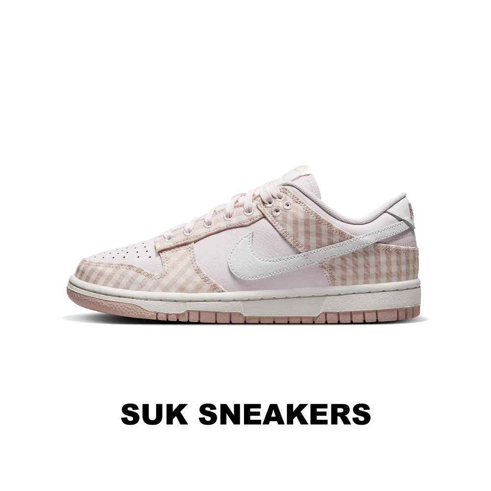 代購♦️2312 Nike Dunk Low 草莓方格 白粉 白色 格紋 休閒鞋 FB9881-600