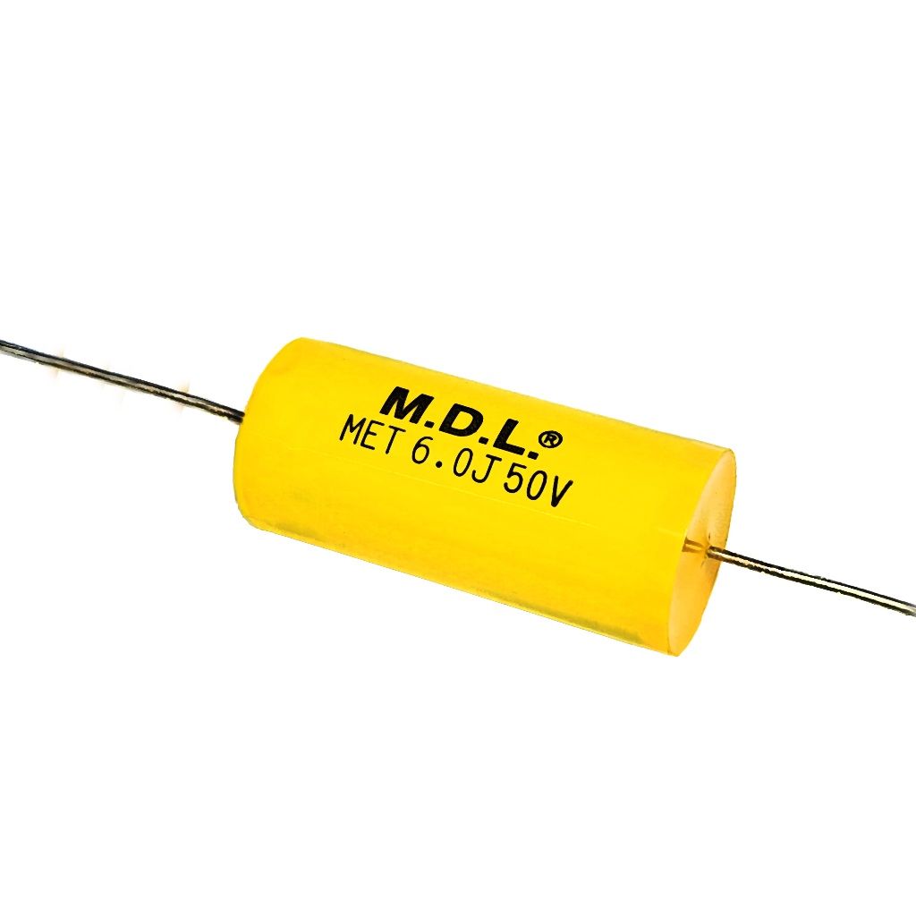 MDL 6.0F 12uF 50V MET系列 5%聚酯金屬皮膜電容 分音器喇叭用
