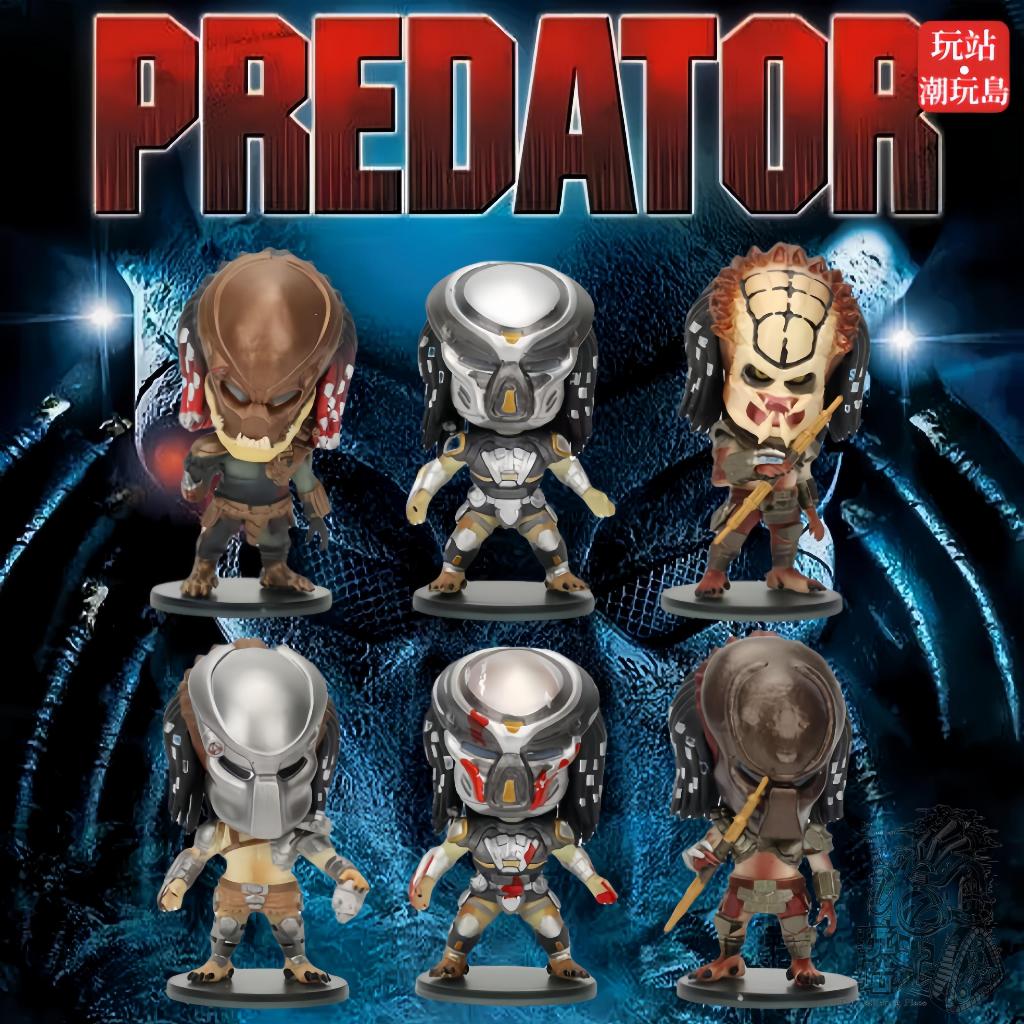 🥰 終極戰士 終極戰士公仔 鐵血戰士 Predator 叢林獵手 城市獵手 獅面 鐵血 終極 異形 Q版 小型 電影