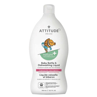 Attitude艾特優 嬰幼兒奶瓶洗潔精 700ml 奶瓶專用