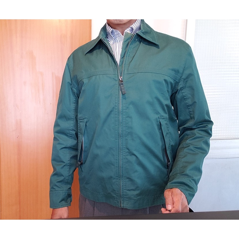 Timberland jacket 飛行夾克 (95成新) 經典 絕版品 湖水綠色