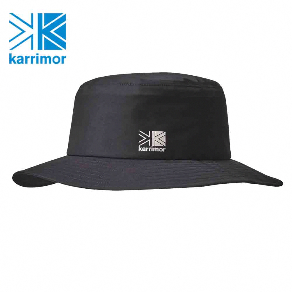 【Karrimor】日本製 原廠貨 中性 Rain 3L Hat 2 三層防水圓盤帽/運動/生活/旅行 黑