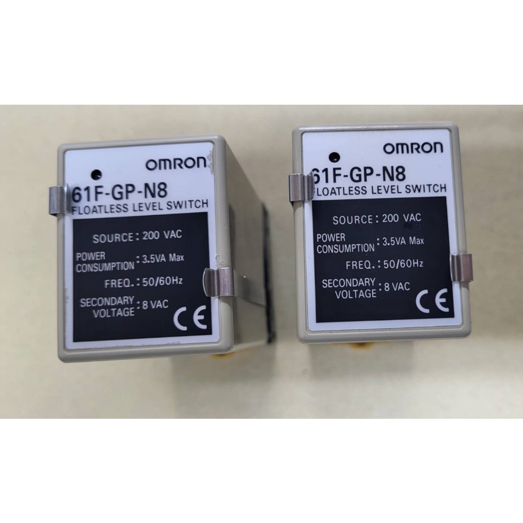 OMRON 無浮標液位開關 小型插座型 61F-GP-N8 200VAC(含座)