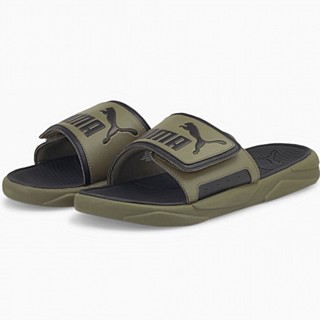 Puma 拖鞋 Royalcat Comfort 男鞋 墨綠(US9)
