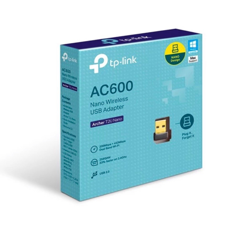TP-LINK Archer T2U Nano AC600 雙頻 無線 微型 USB 網卡