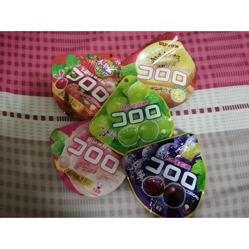 現貨 快速出貨 日本 UHA 味覺糖 酷露露Q糖 葡萄/水蜜桃/草莓/白葡萄/奇異果味（40g)