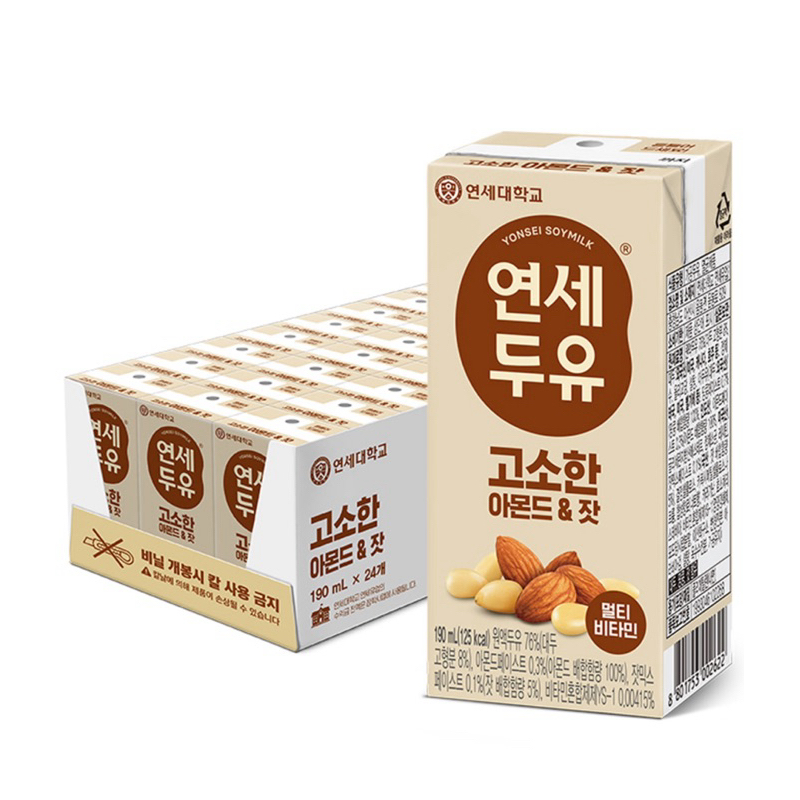 韓國代購🇰🇷現貨抵台～延世豆漿杏仁松子味