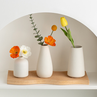 北歐ins素胚花瓶 極簡花器 居家 裝飾擺件 花瓶