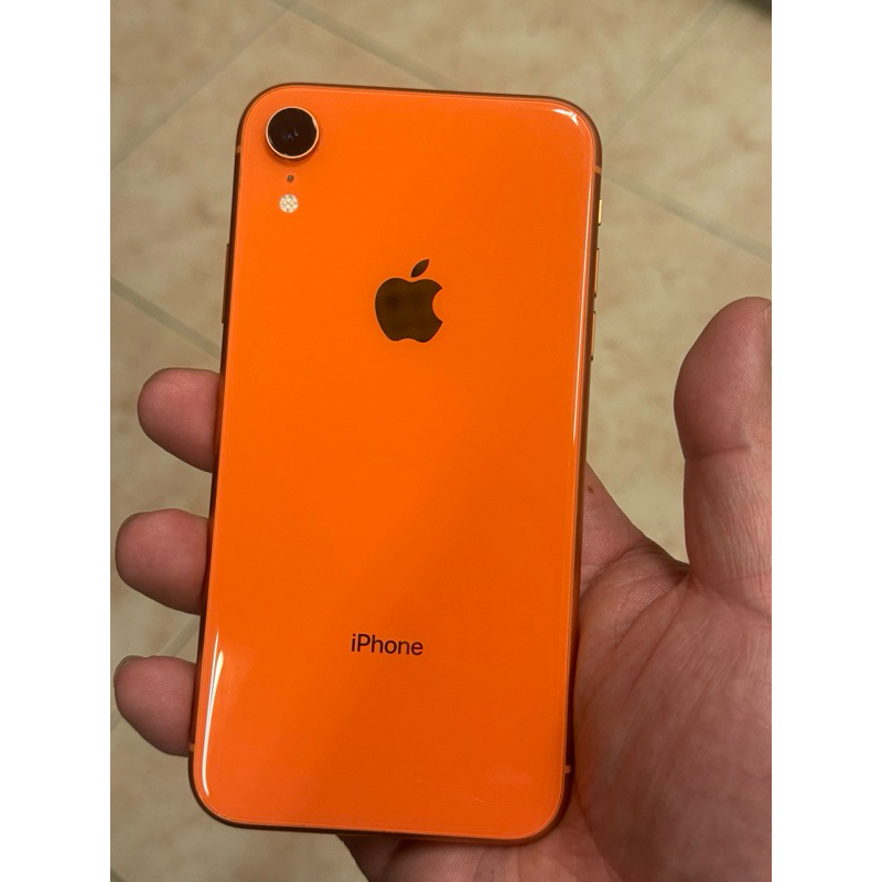 iPhone XR 64g 橘色二手 無盒無配件