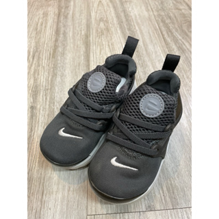 Nike 童鞋 魚骨鞋 懶人鞋 US8C 14cm 灰黑