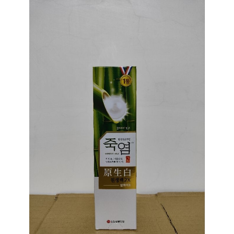 LG 竹鹽護齦原生白牙膏120g