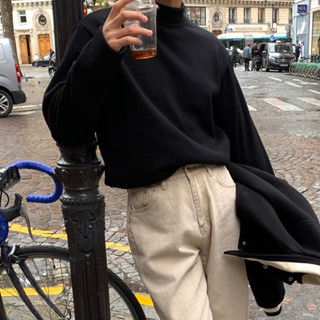 正韓針織內刷毛 半高領長袖上衣 情侶款 7色 YUPPIE 預購商品
