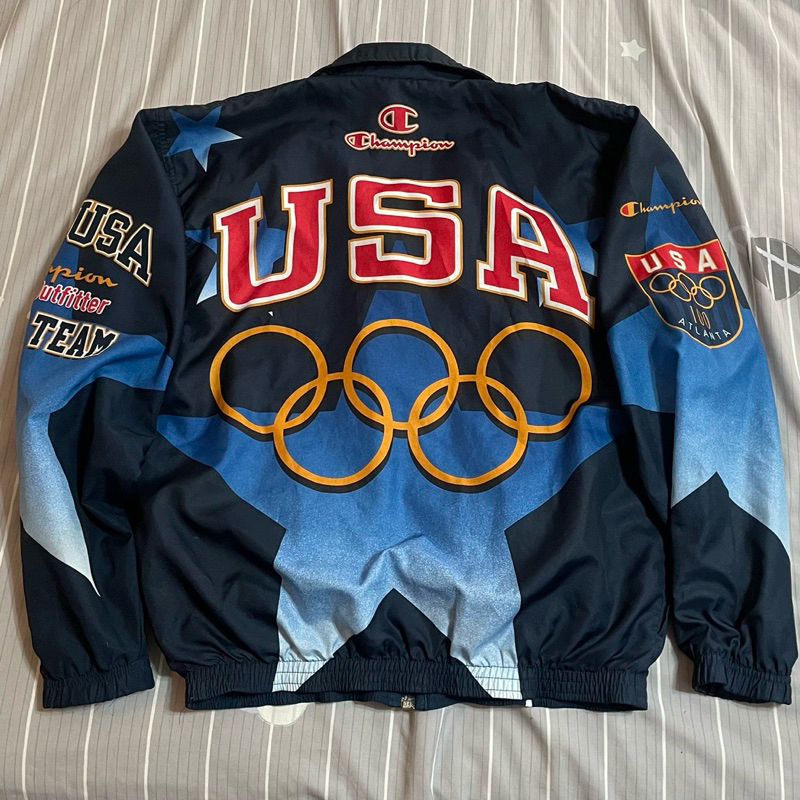 Vintage 90's Champion Olympic jacket 原版1996年 亞特蘭大奧運美國隊運動夾克