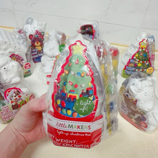 伊斯坦寶小物｜季節限定🎄 聖誕節 兒童 DIY 塗色 燈光 石膏模型 繪畫 教具 勞作 耶誕節 模型 玩具