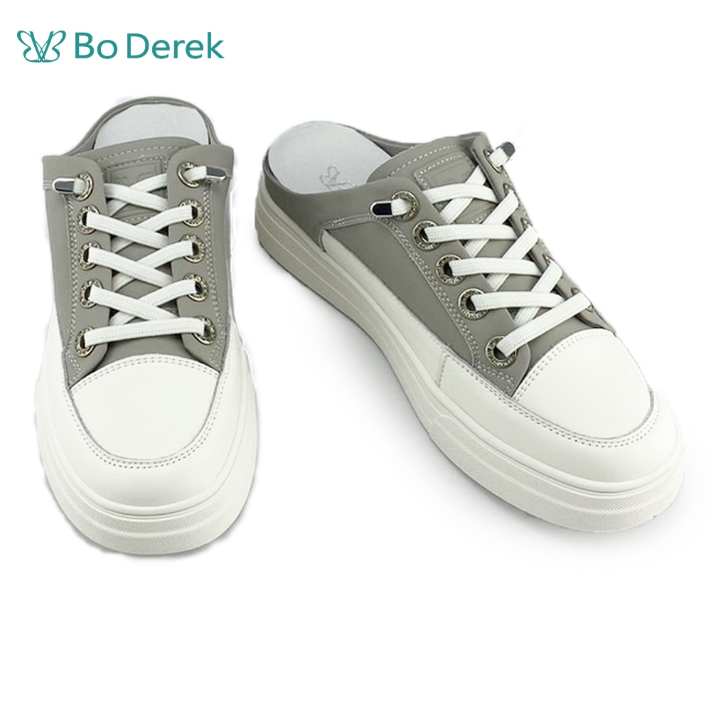 Bo Derek 時尚涼拖休閒鞋-灰色